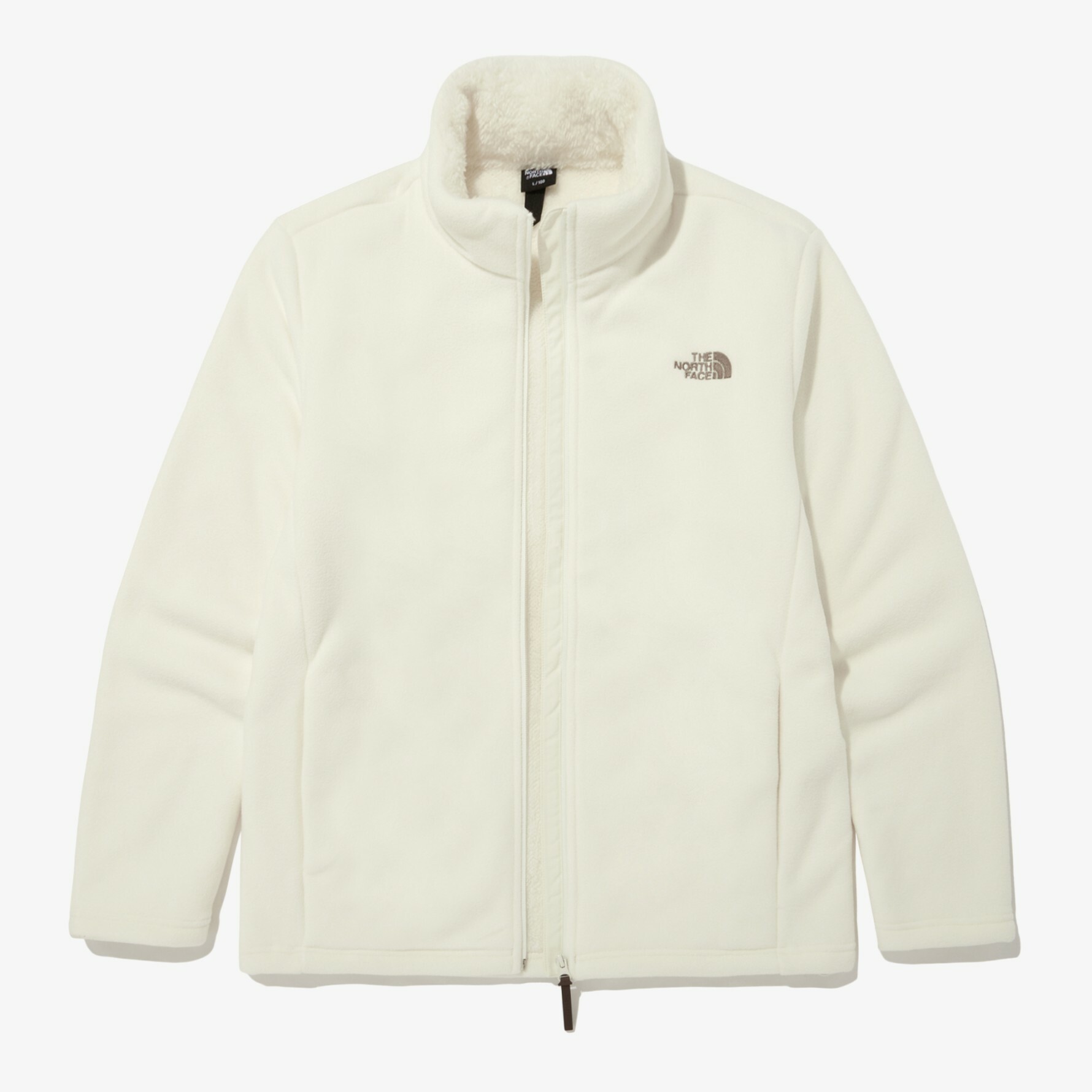 THE NORTH FACE FURRY FLEECE 羊毛 立領 長袖 外套 白 NJ4FN60C