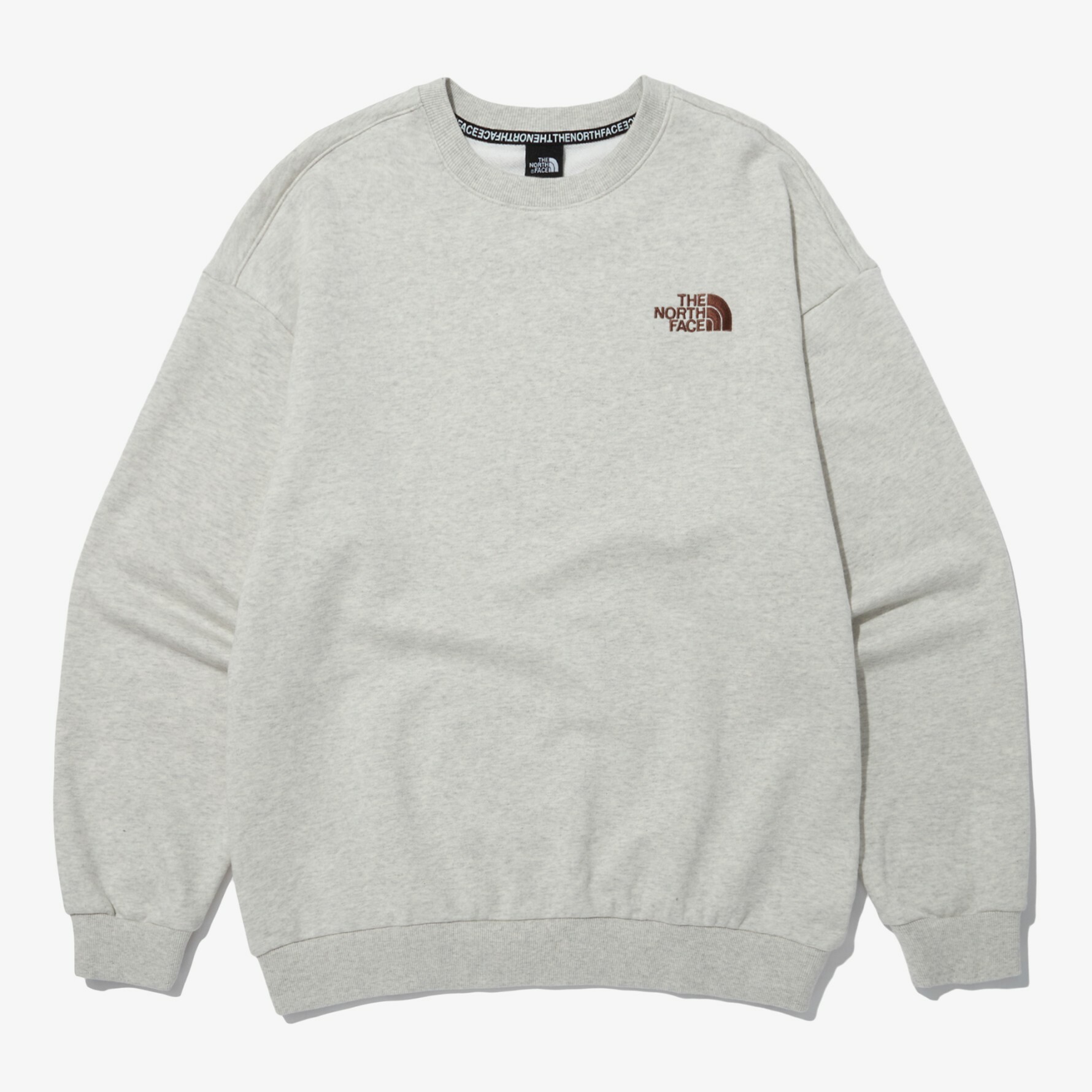 THE NORTH FACE BIG LOGO EX 長袖 衛衣 大學T 灰 NM5MN61B