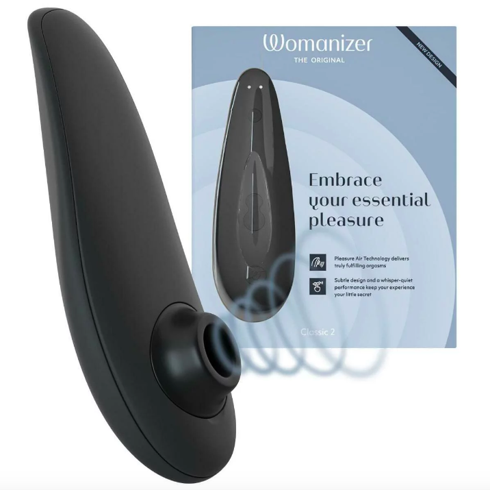 〔官方授權正貨〕德國名牌 Womanizer Classic 2 陰蒂愉悅吸啜器 黑色／酒紅色