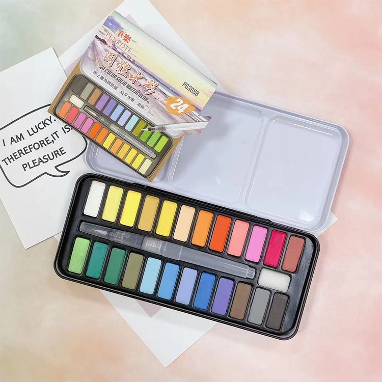 【PENROTE筆樂】固體水彩 (18色/24色/36色 )