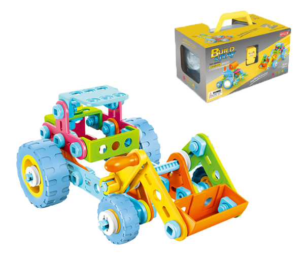 STEM 軟膠拼裝積木螺絲玩具 S7760