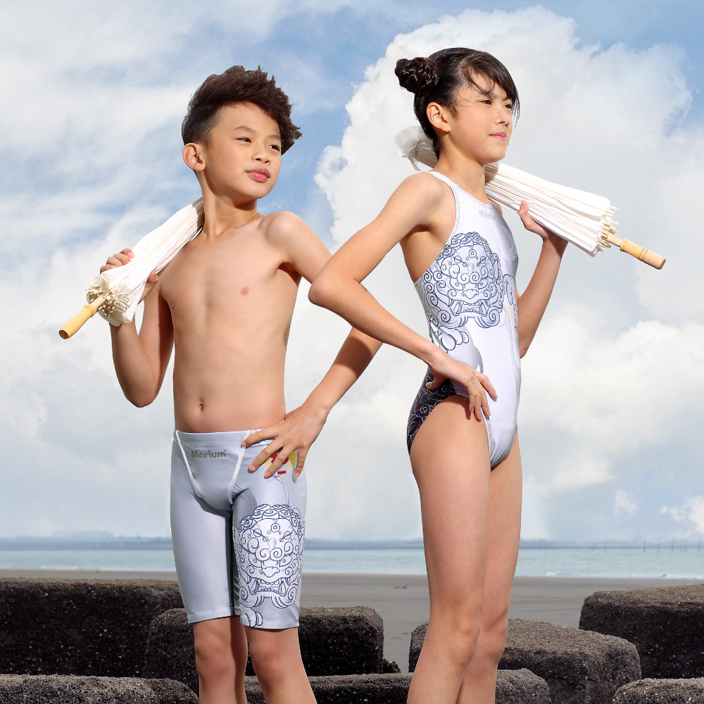 MAR-22123J 小男競賽馬褲 - 鎮廟石獅