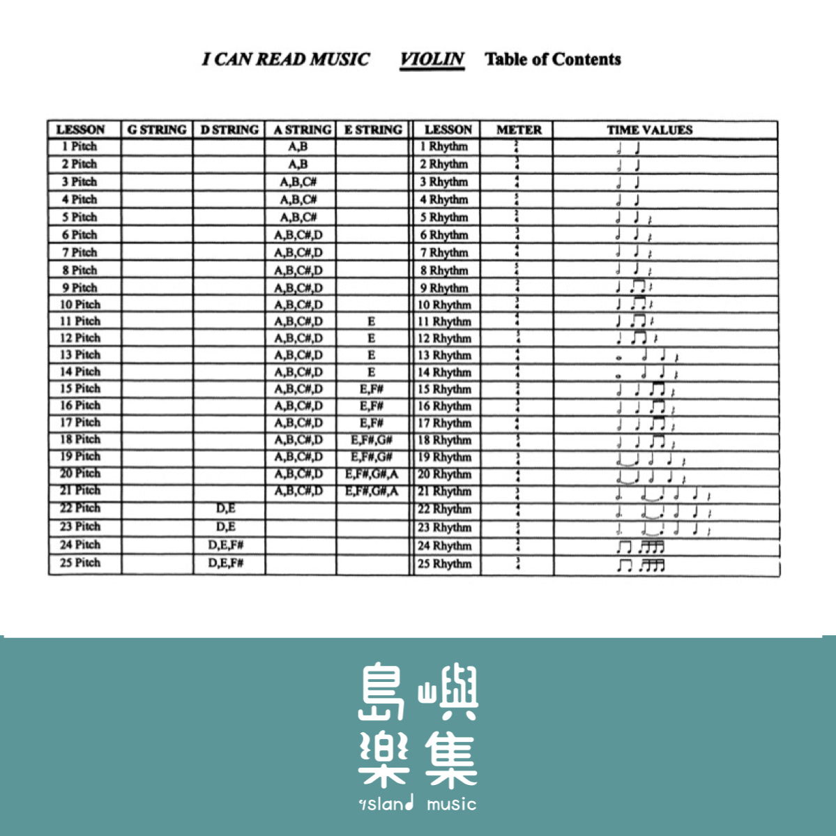 I CAN READ MUSIC VIOLIN 1 鈴木併用教材 小提琴練習曲