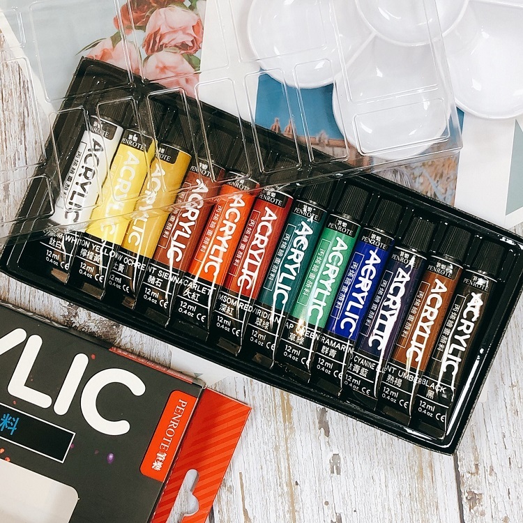 【PENROTE筆樂】丙烯繪畫顏料