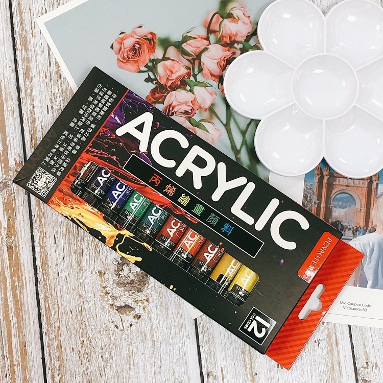 【PENROTE筆樂】丙烯繪畫顏料