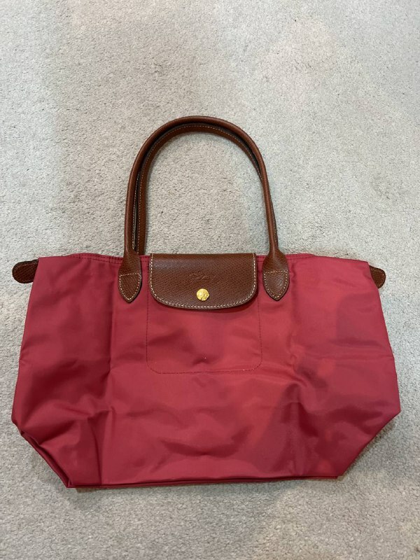 [S] LONGCHAMP LE PLIAGE  SMALL NYLON TOTE BAG,FIGUE, 3597921631231 (SLC47)