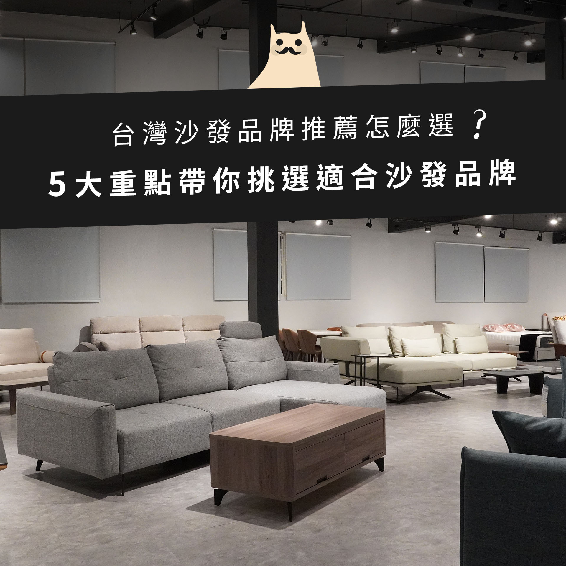 台灣沙發品牌推薦怎麼選？５個重點帶你挑選適合的沙發品牌！
