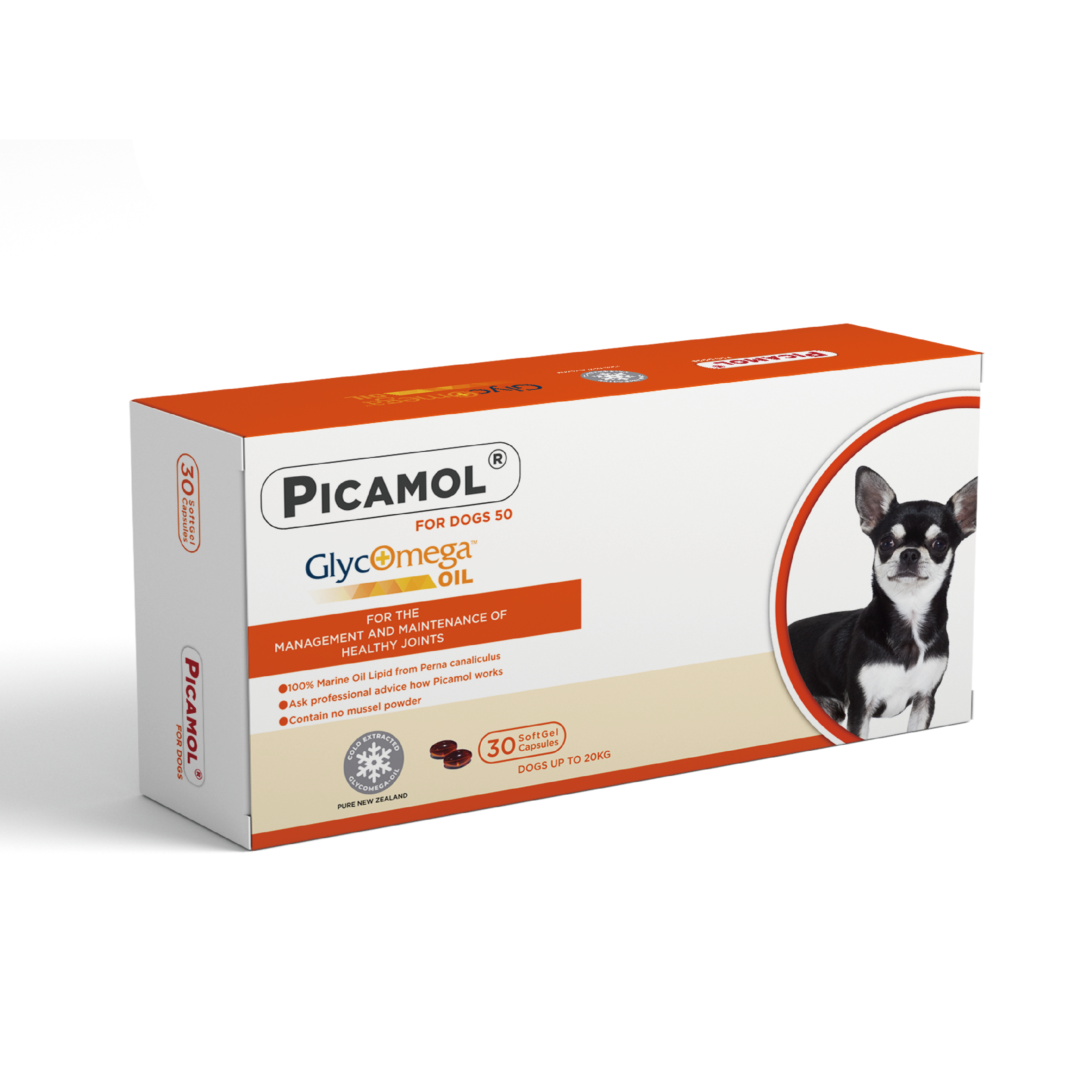 Picamol⎜綠貽脂 犬用<20kg (30粒) (PAL-8452)