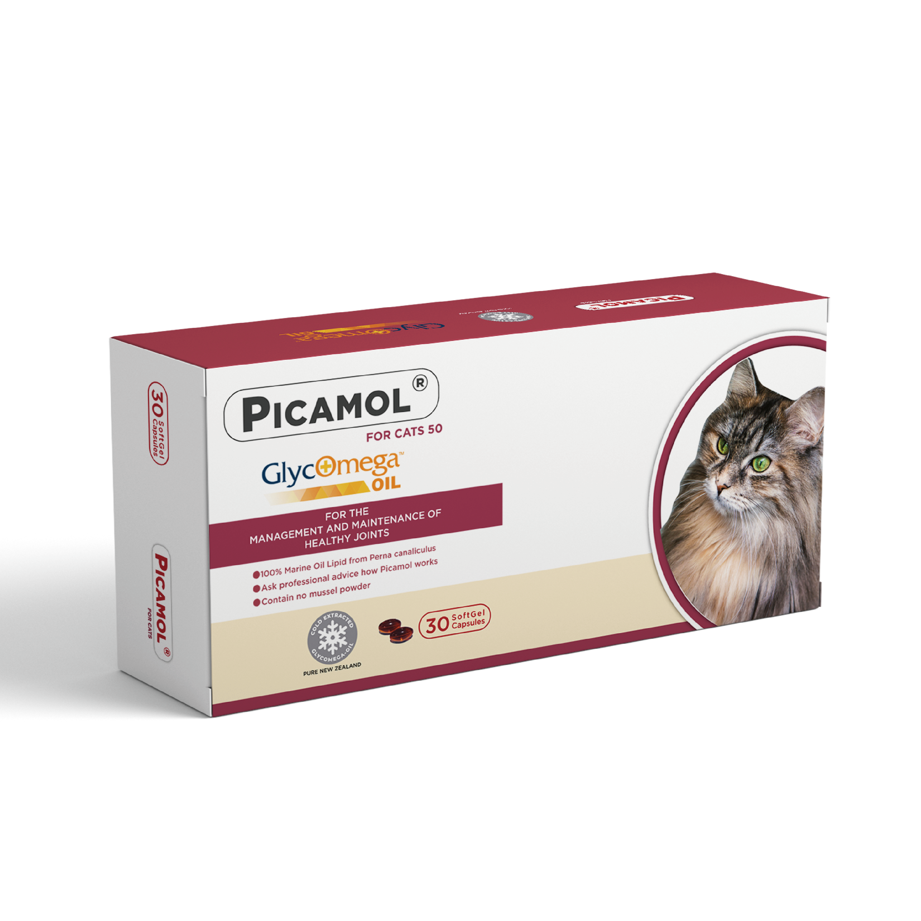 Picamol⎜綠貽脂 貓用 (30粒) (PAL-0950)