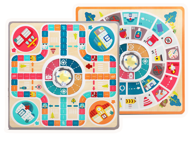 TOP BRIGHT 汽車之城多功能飛行棋 120435