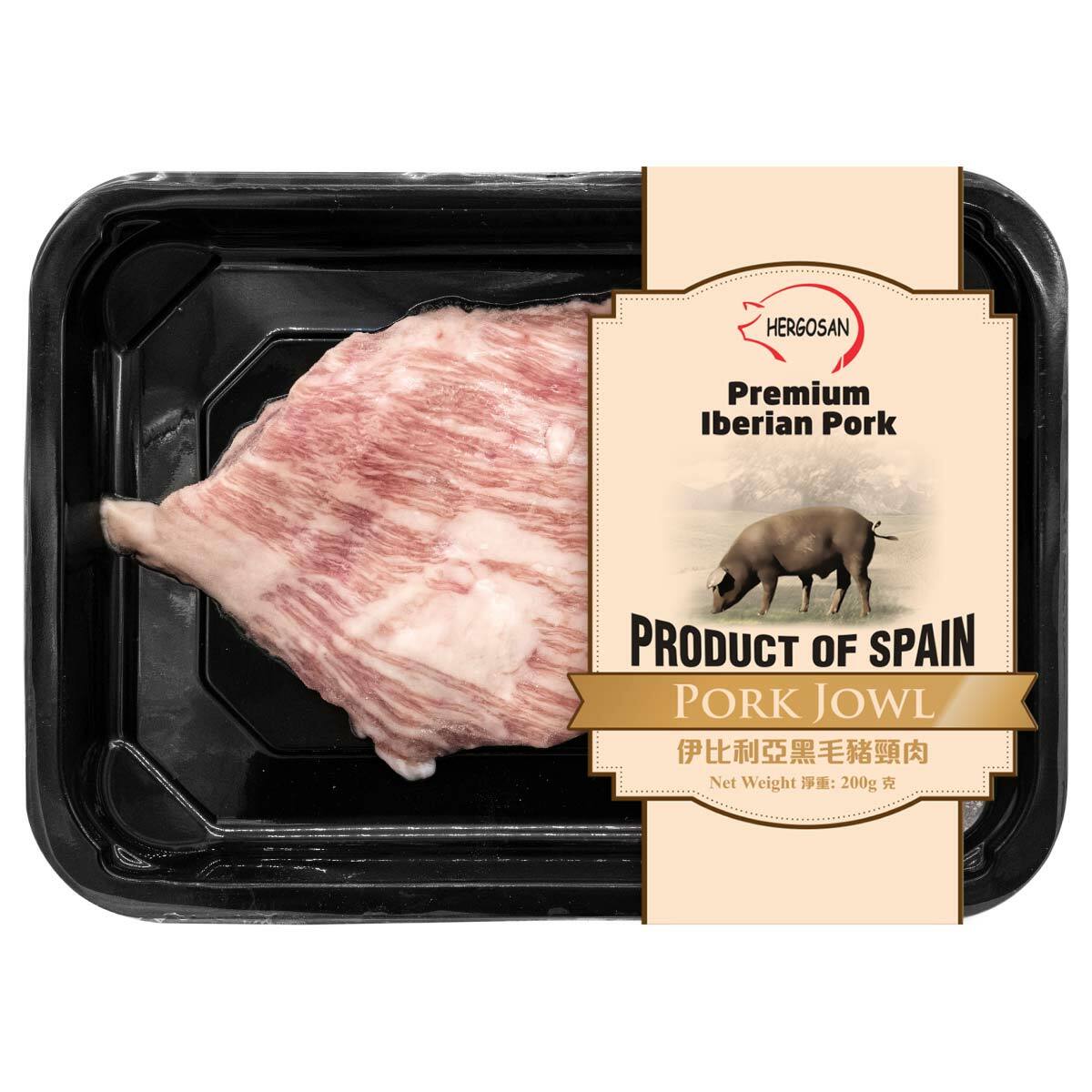 急凍西班牙伊比利亞黑毛豬頸肉 200g