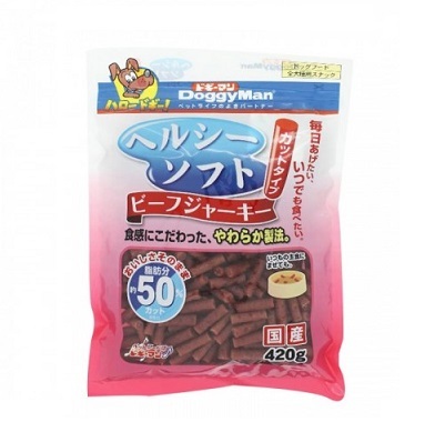 DoggyMan  短裝軟牛肉條 420g【$140 X 4 包】