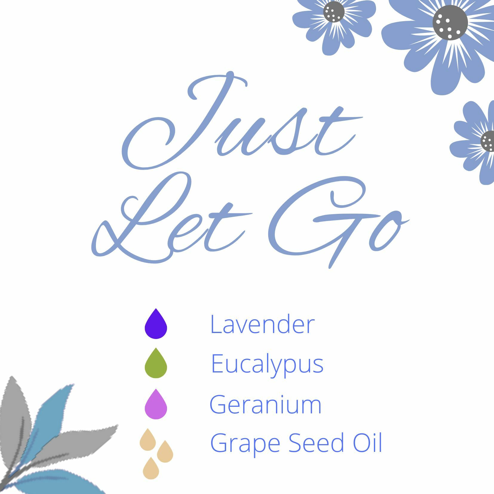 天然香薰紓緩按摩精油 - Just Let Go