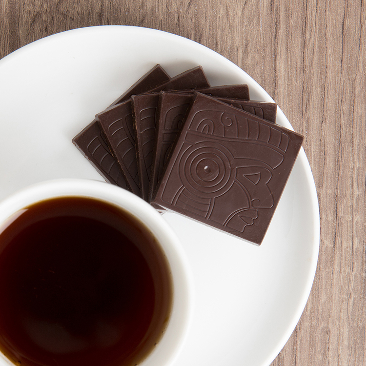 黑巧克力薄片12入