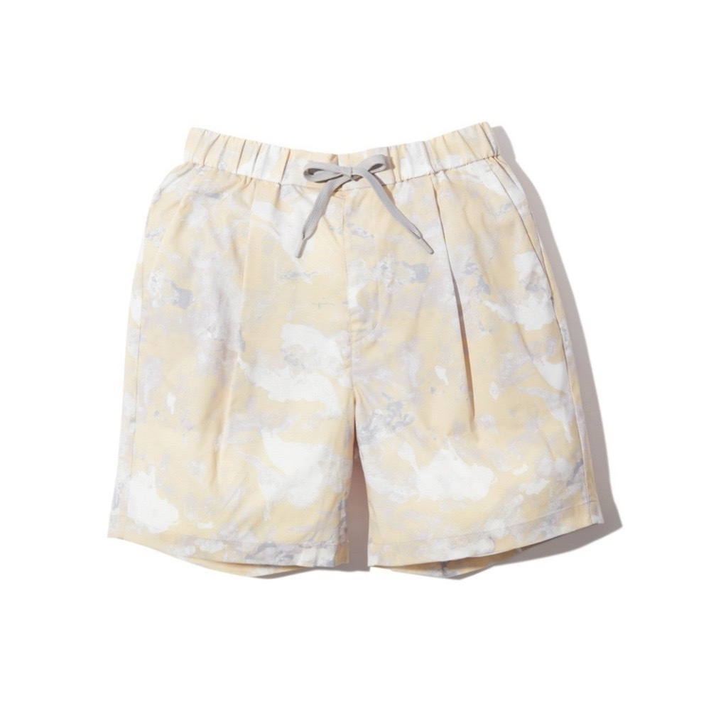 Snow Peak 印花快乾短褲 黃色