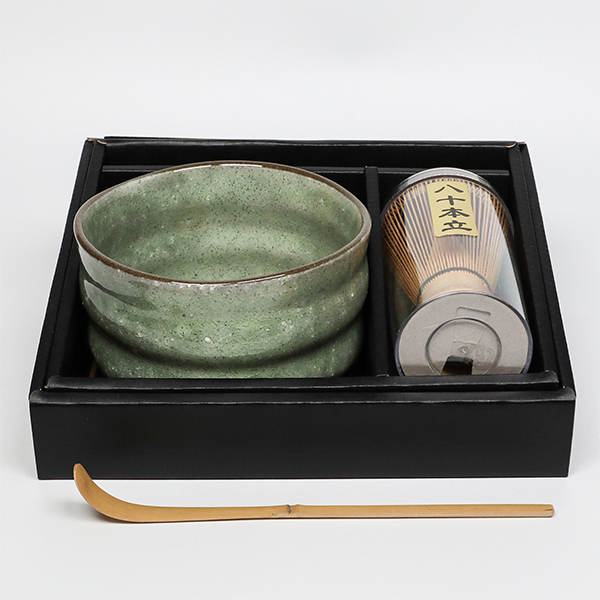 【美濃燒】綠釉 抹茶組