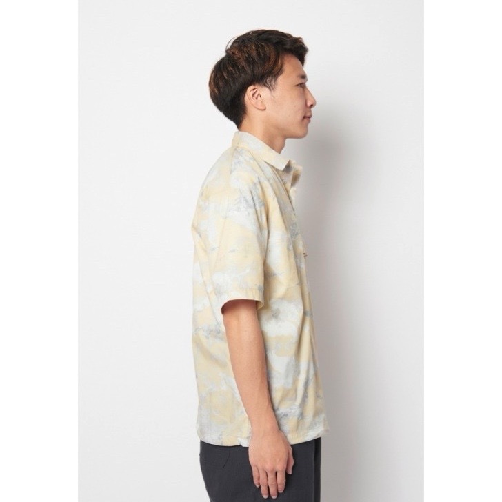 Snow Peak 印花快乾 Polo襯衫 黃色