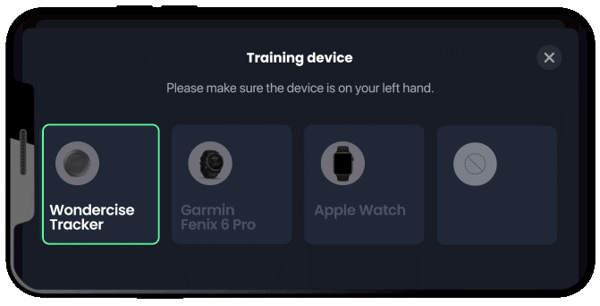 Wondercise App 介面