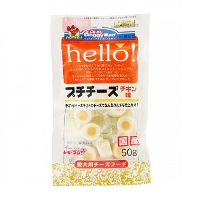 DoggyMan Hello! 牛奶芝士雞肉卷 50g【$140 X 4 包】