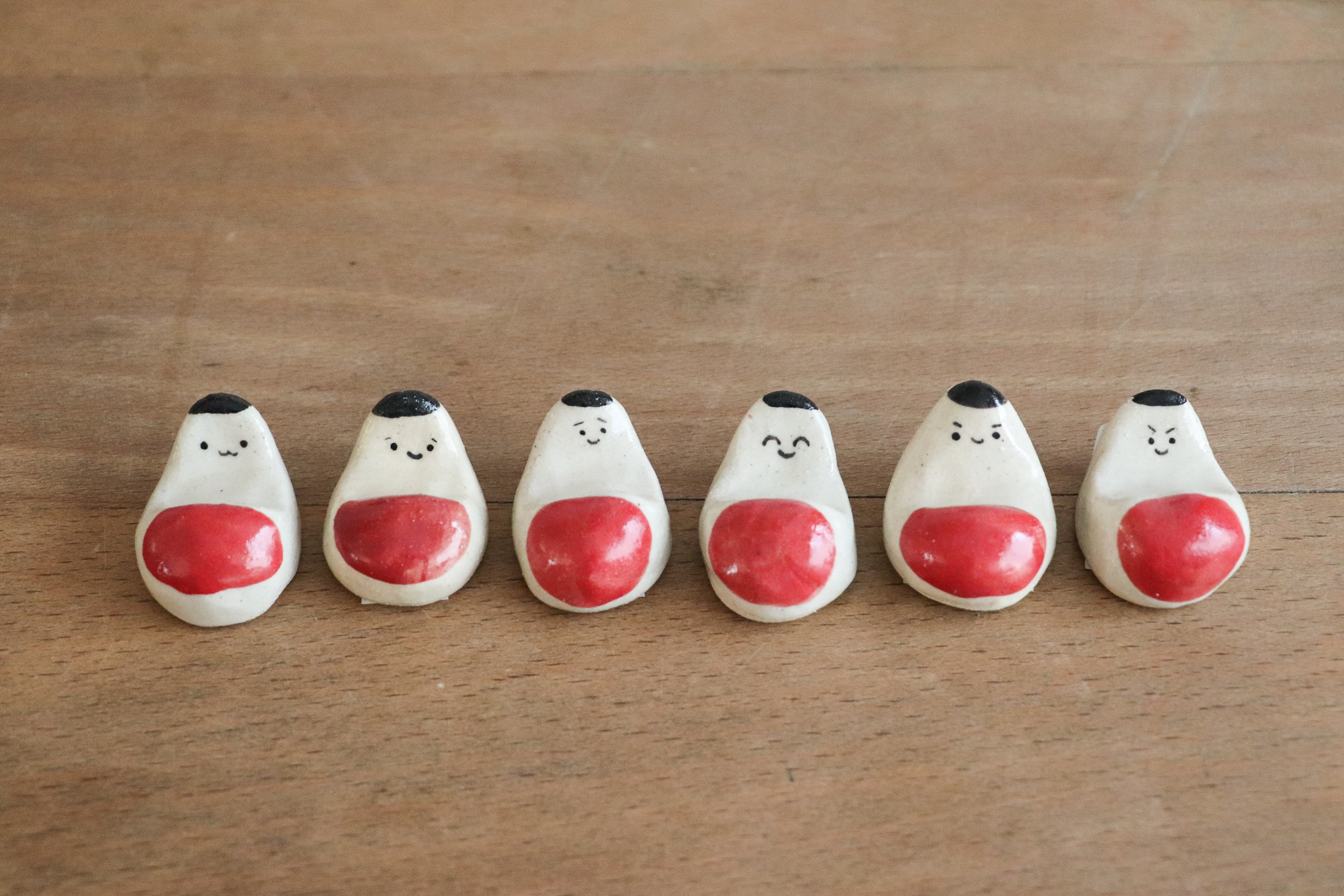 會津本鄉燒 小法師 筷架-不挑款