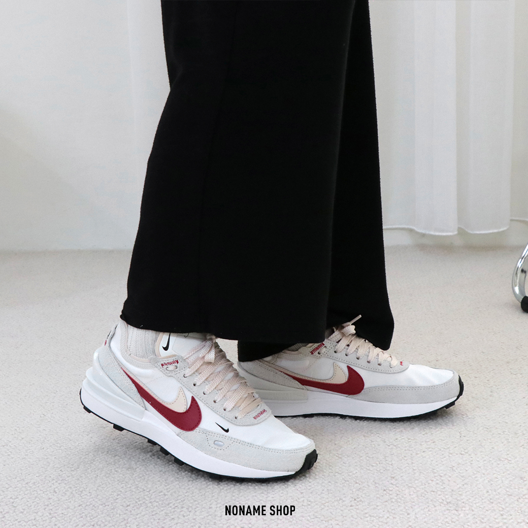 NIKE WAFFLE ONE 小SACAI 雙勾 大學紅
