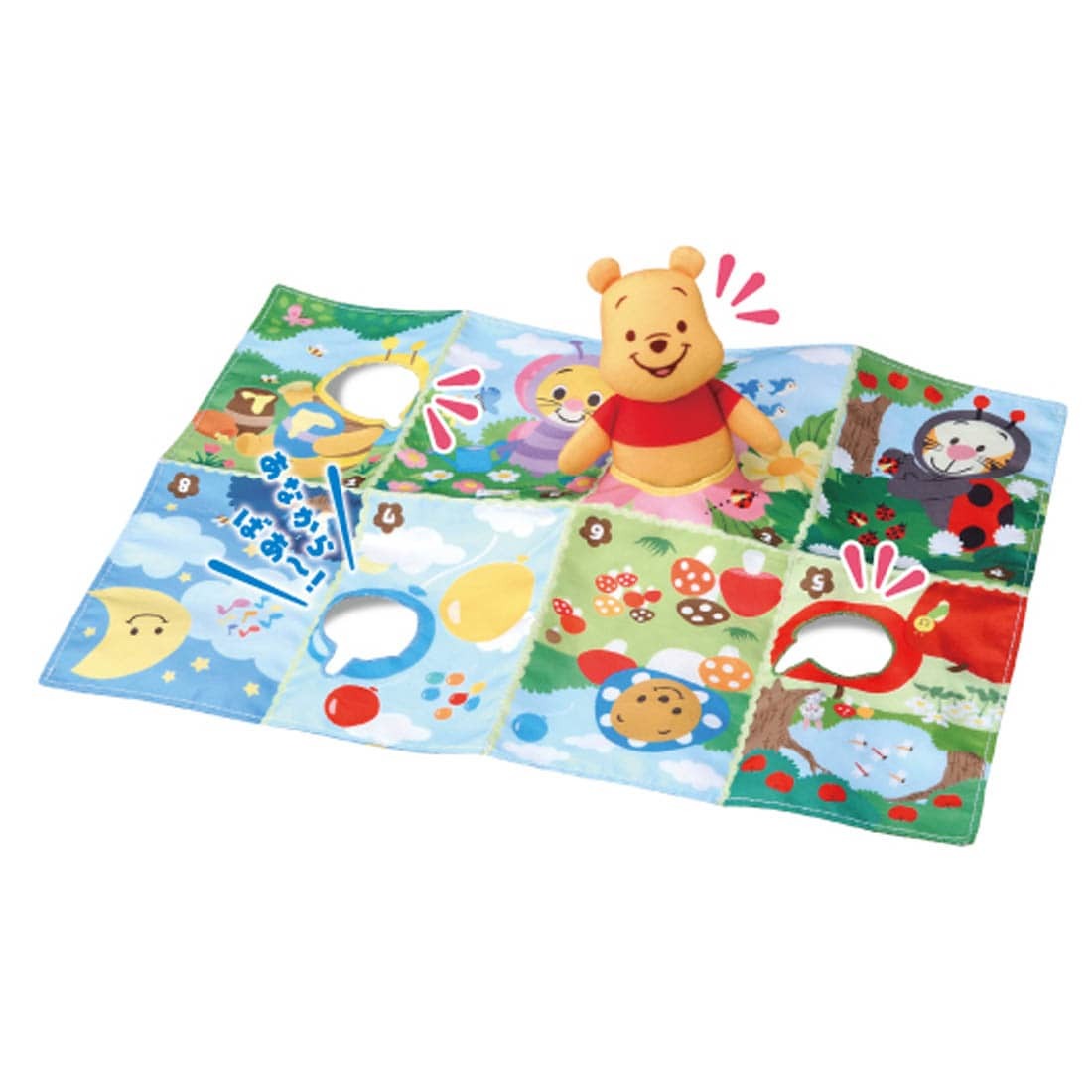 Takara Tomy 迪士尼 -  小熊維尼捉迷藏布繪本