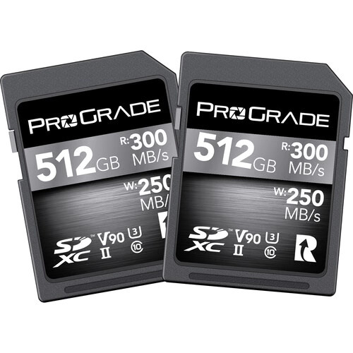 ProGrade Digital DXC UHS II V90 Cobalt - Rainbow Camera