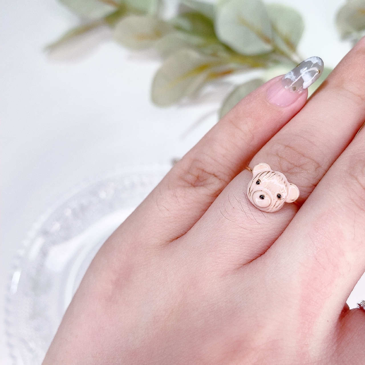 [日本制] 熊仔頭戒指