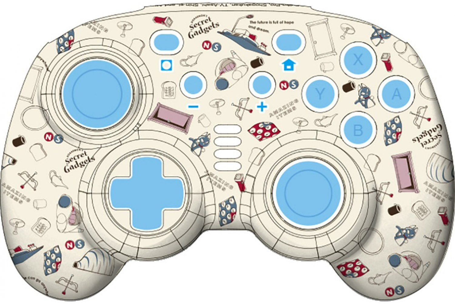 NS CYBER Gadget 無線迷你控制器 哆啦A夢 道具圖騰