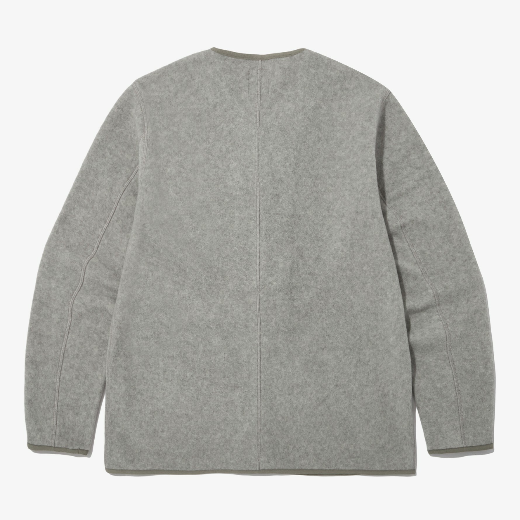 THE NORTH FACE ACAMPO EX CARDIGAN 長袖 開襟羊毛衫 灰 NJ5JN63A