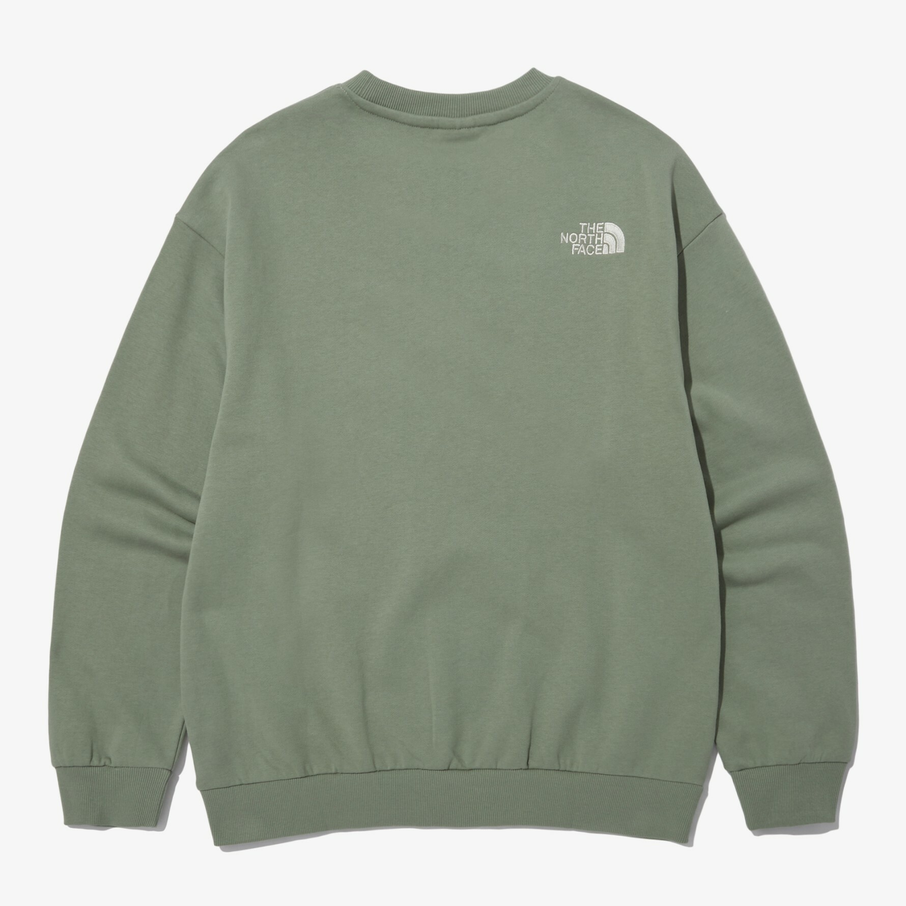 THE NORTH FACE COTTON BASIC EX 長袖 衛衣 大學T 綠 NM5MN91C