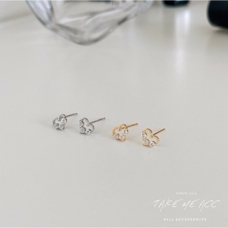 愛心音樂盒 │Take Me 全純銀耳環