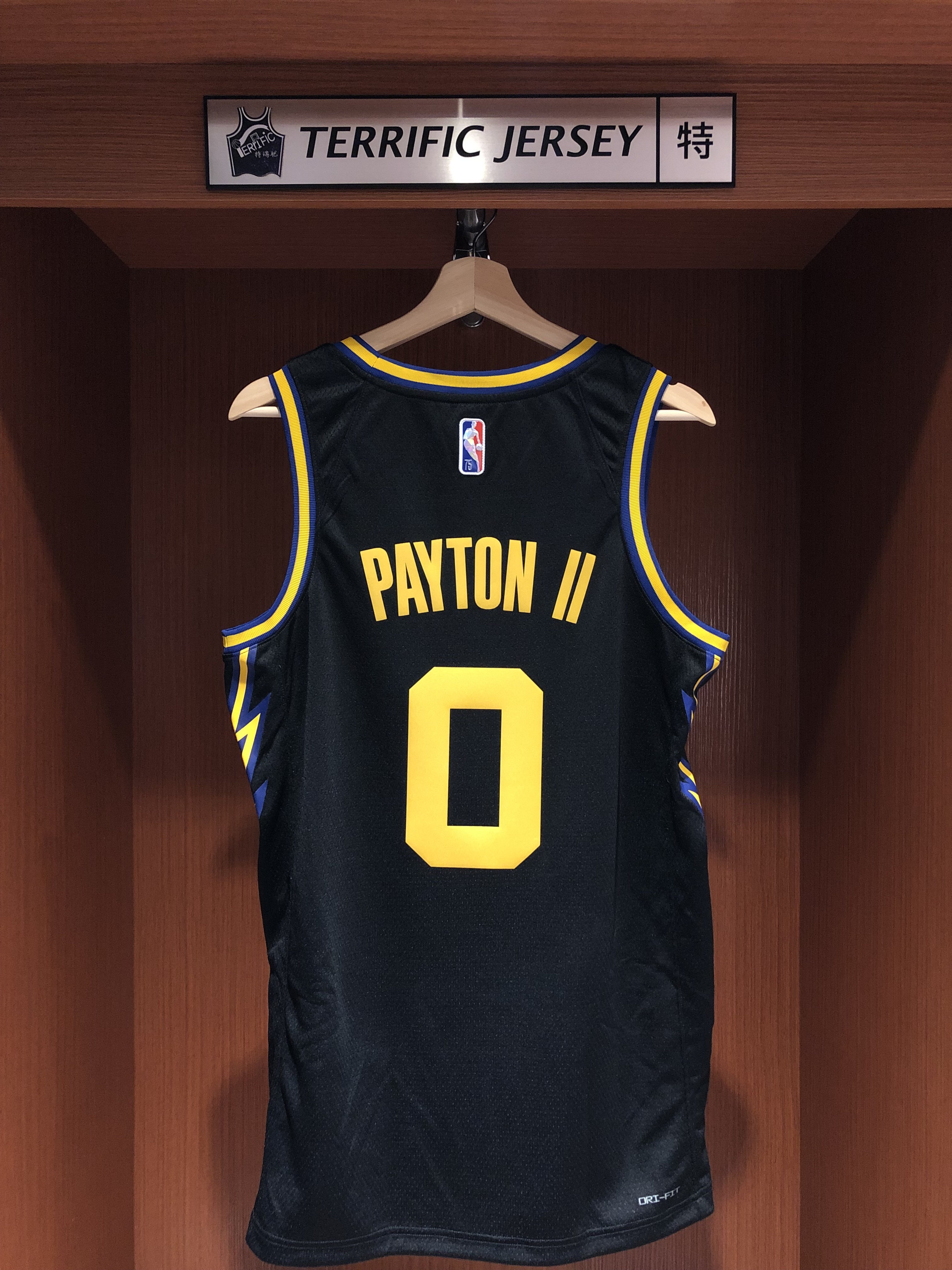 NBA球衣 Gary Payton II 金州勇士城市 75周年 鑽石標 City Nike Swingman 球迷版 熱轉印 全新