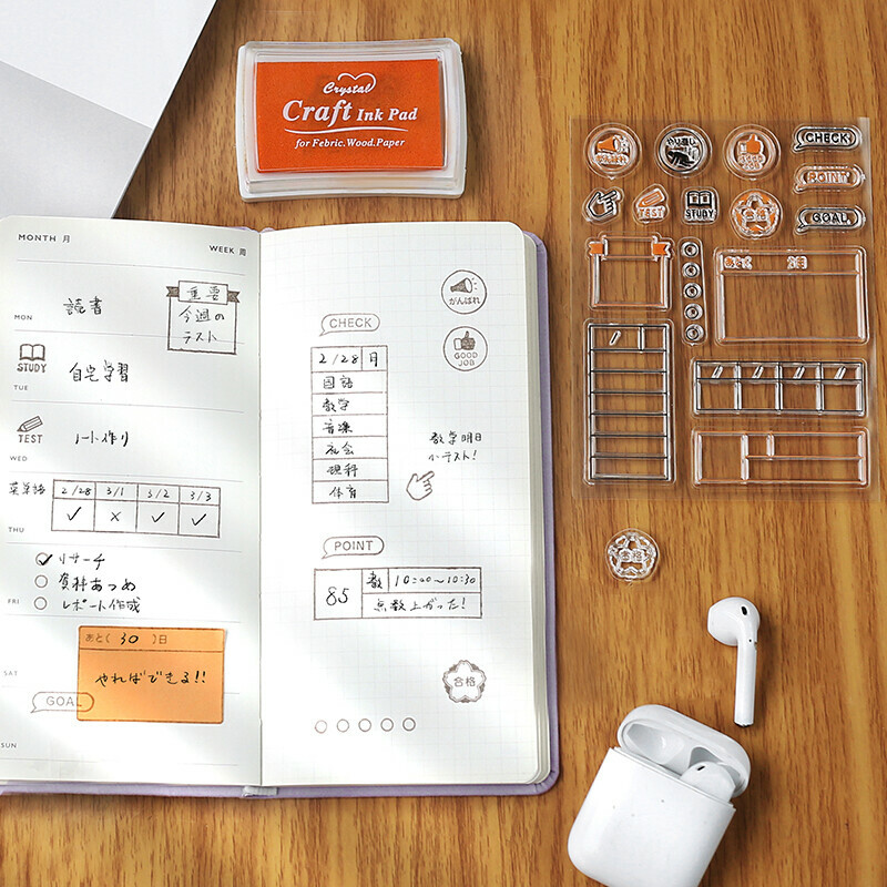 學習紀錄  +Clear Stamp 透明印章組 ｜日本BGM