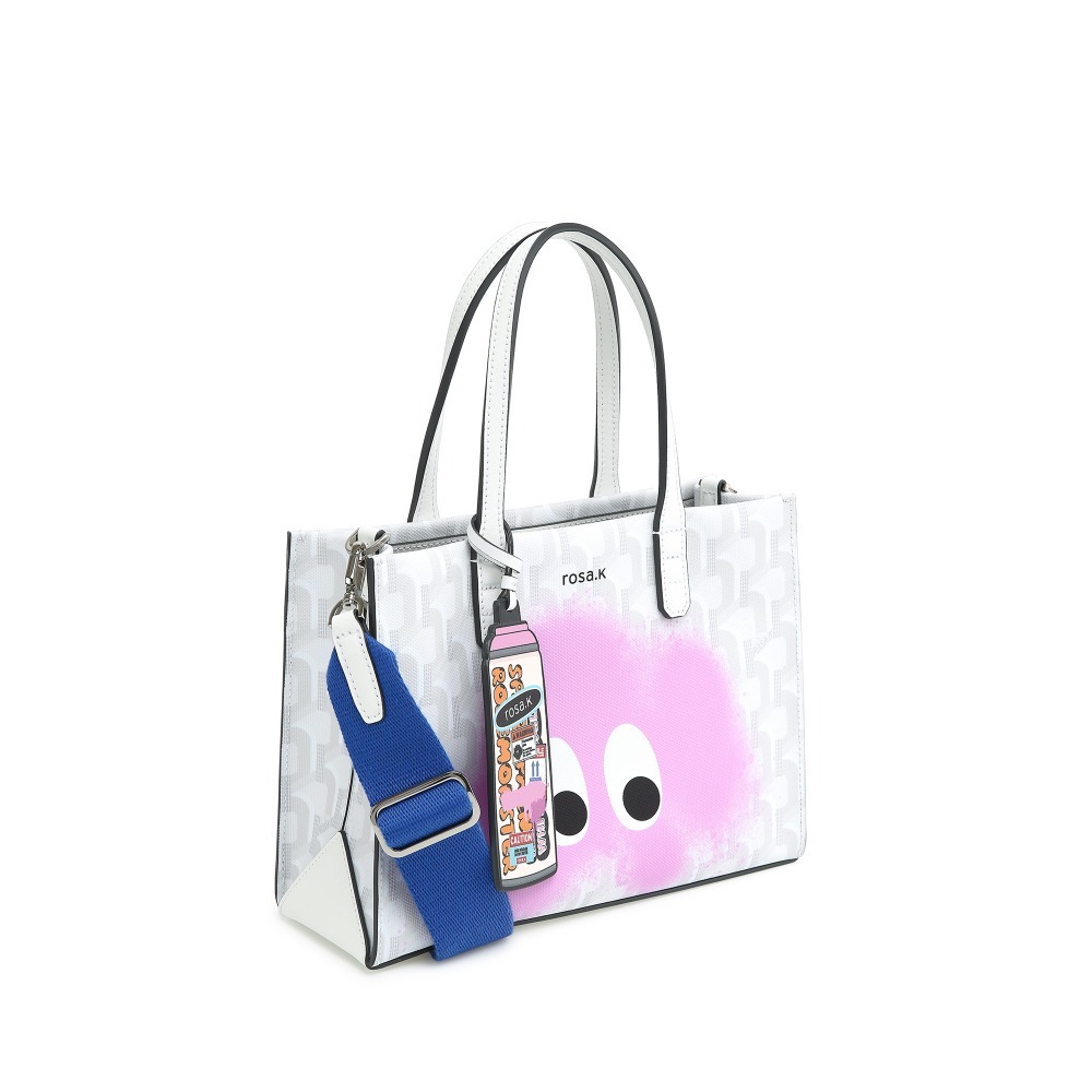 rosa.K CABAS ROSE MONSTER TOTE WHITE_S RTVSBV772WH