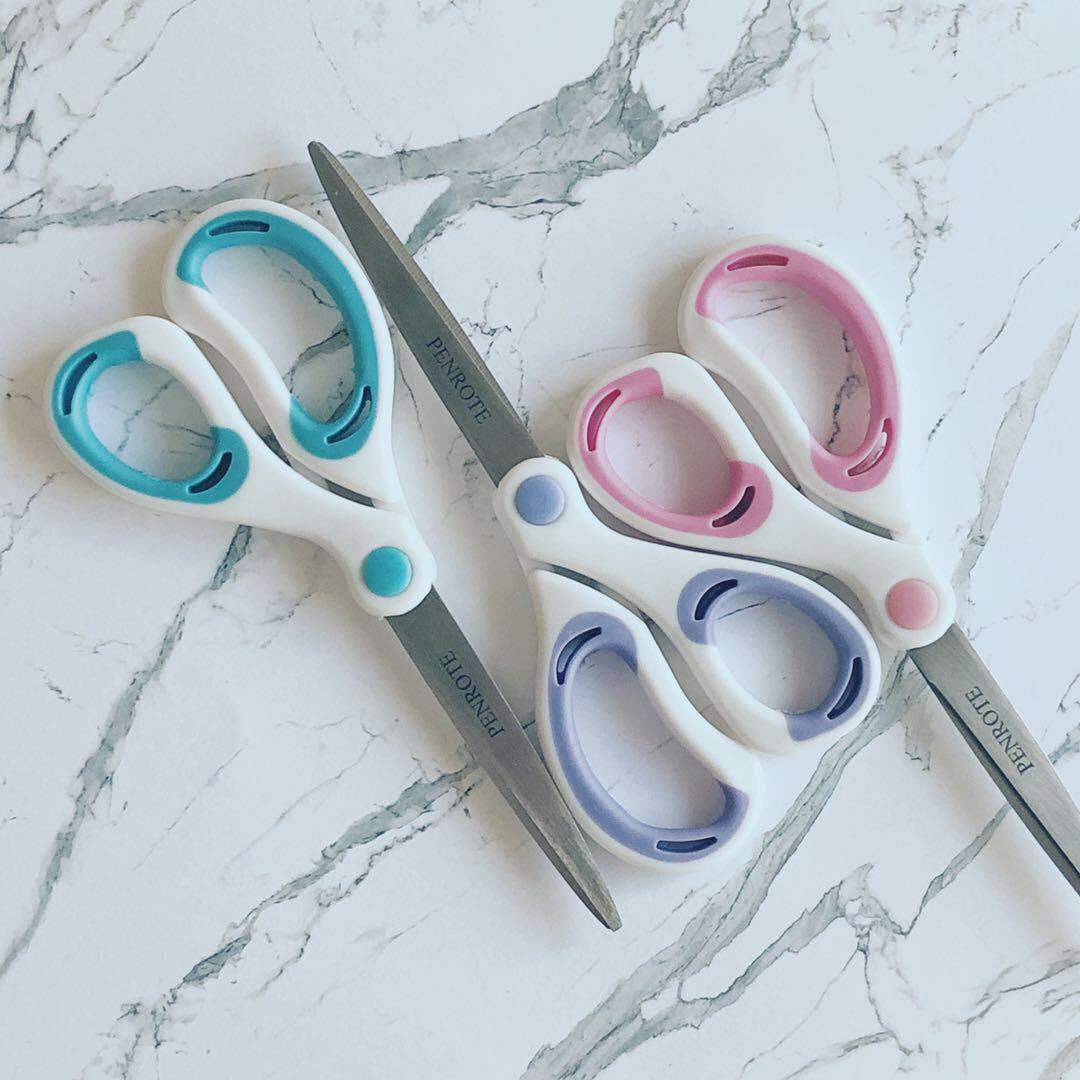 【PENROTE筆樂】雙色安全剪刀