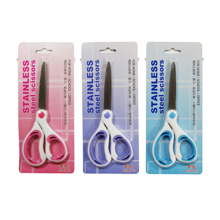 【PENROTE筆樂】雙色安全剪刀