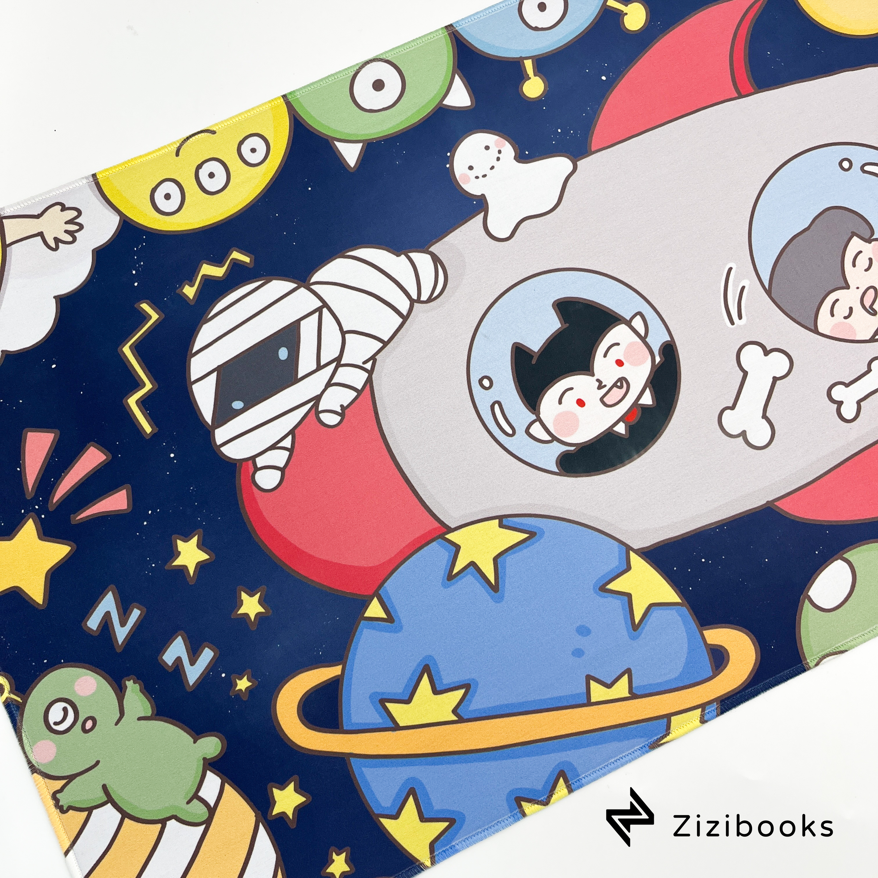 Zizibooks 外太空旅行滑鼠墊