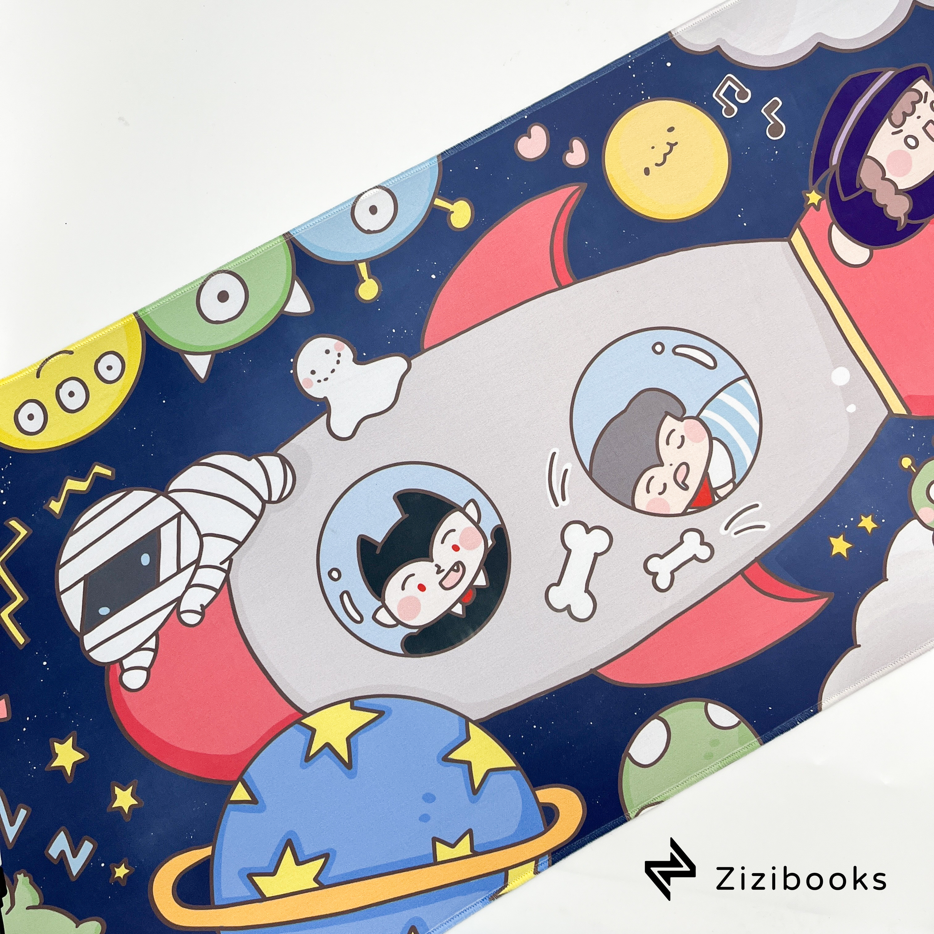 Zizibooks 外太空旅行滑鼠墊