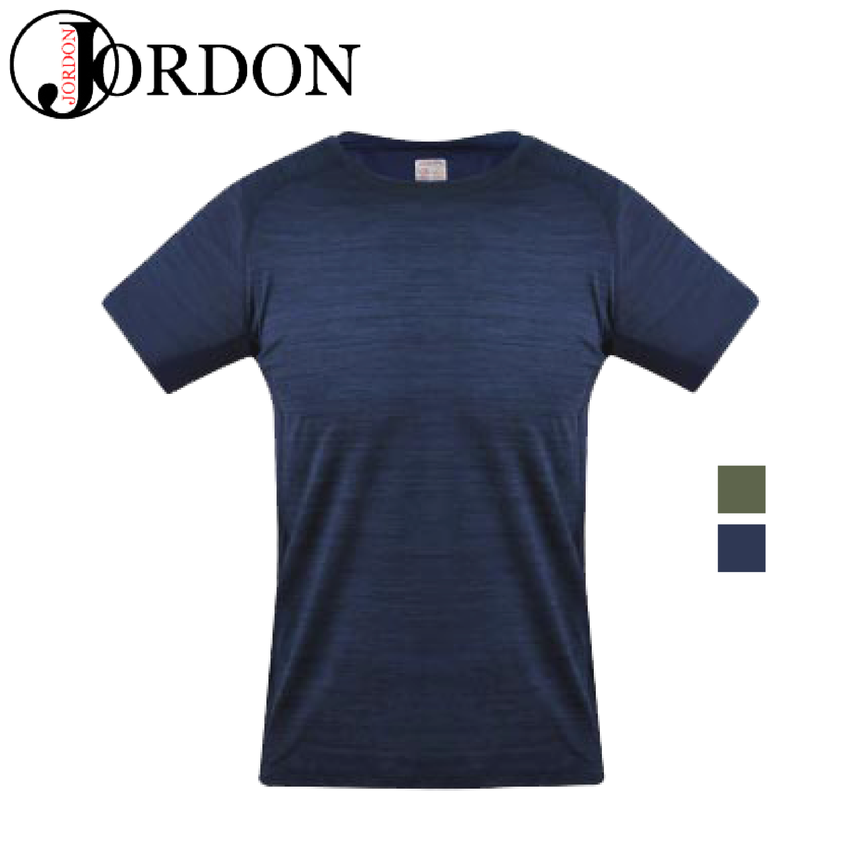 JORDON 橋登 吸濕快乾運動休閒圓領T恤 男款 (綠、丈青)  透氣/運動/登山/休閒/戶外 10OM28113