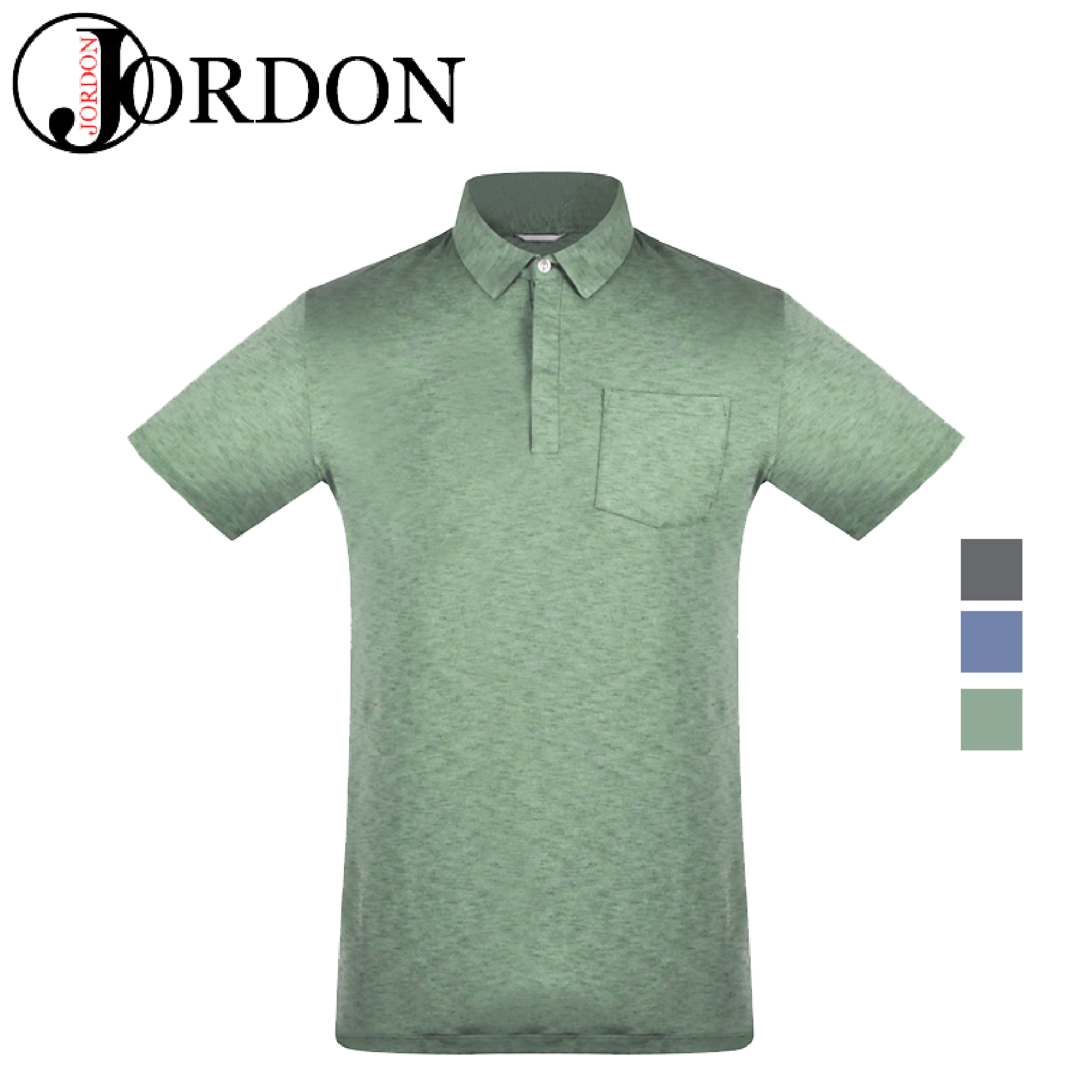 JORDON 橋登 快乾短袖涼感POLO衫 男款 4色 透氣/排汗快乾/運動/登山/戶外休閒10OM28121