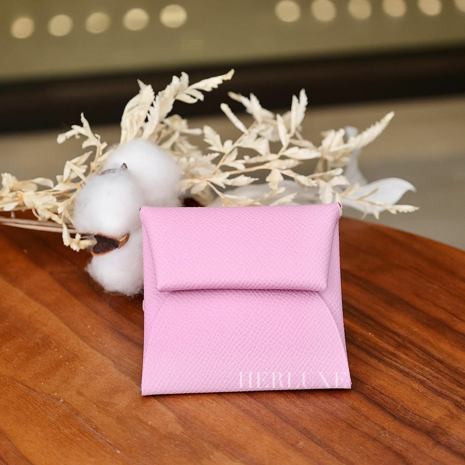 Bastia change purse X9 Mauve sylvestre epsom