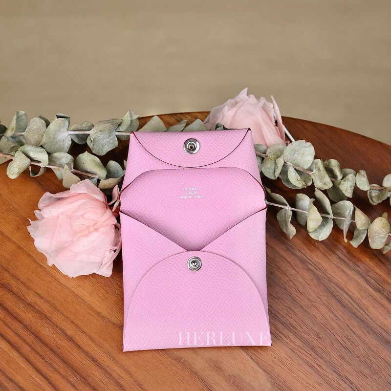 Bastia change purse X9 Mauve sylvestre epsom