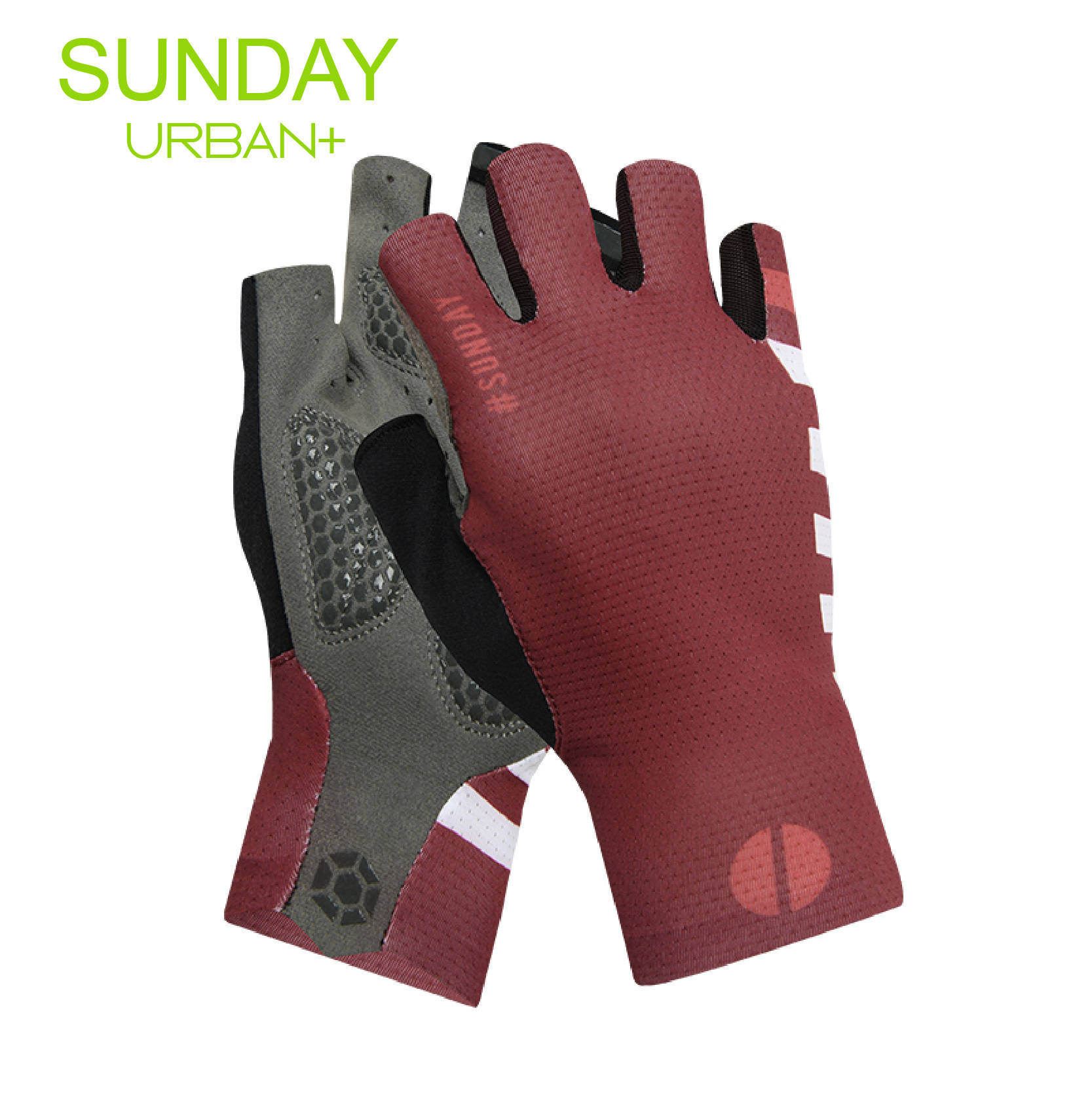 7 Days II-SUNDAY紅色-短指手套