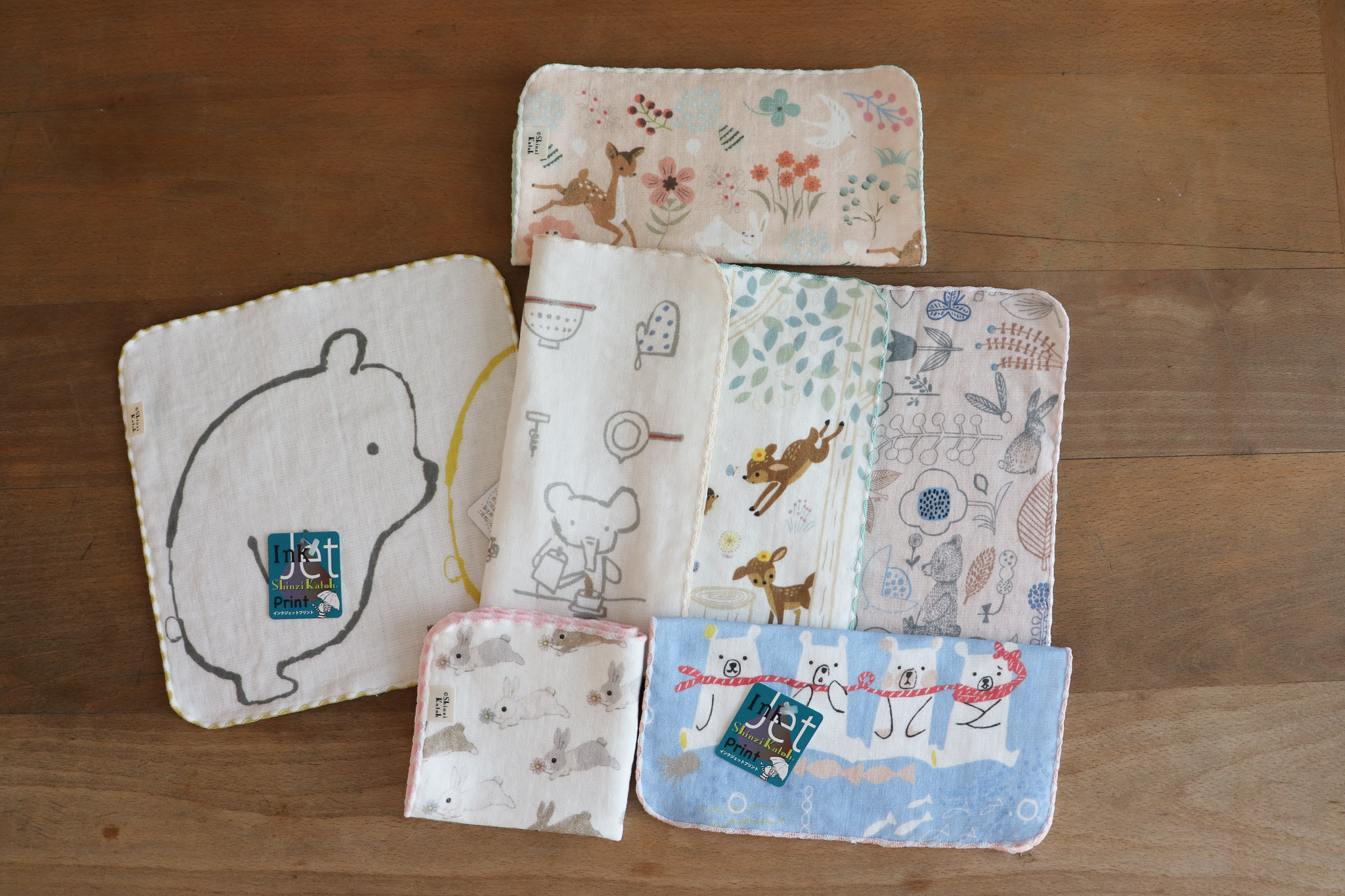 加藤真治 Shinzi Katoh 動物系 方巾 手帕