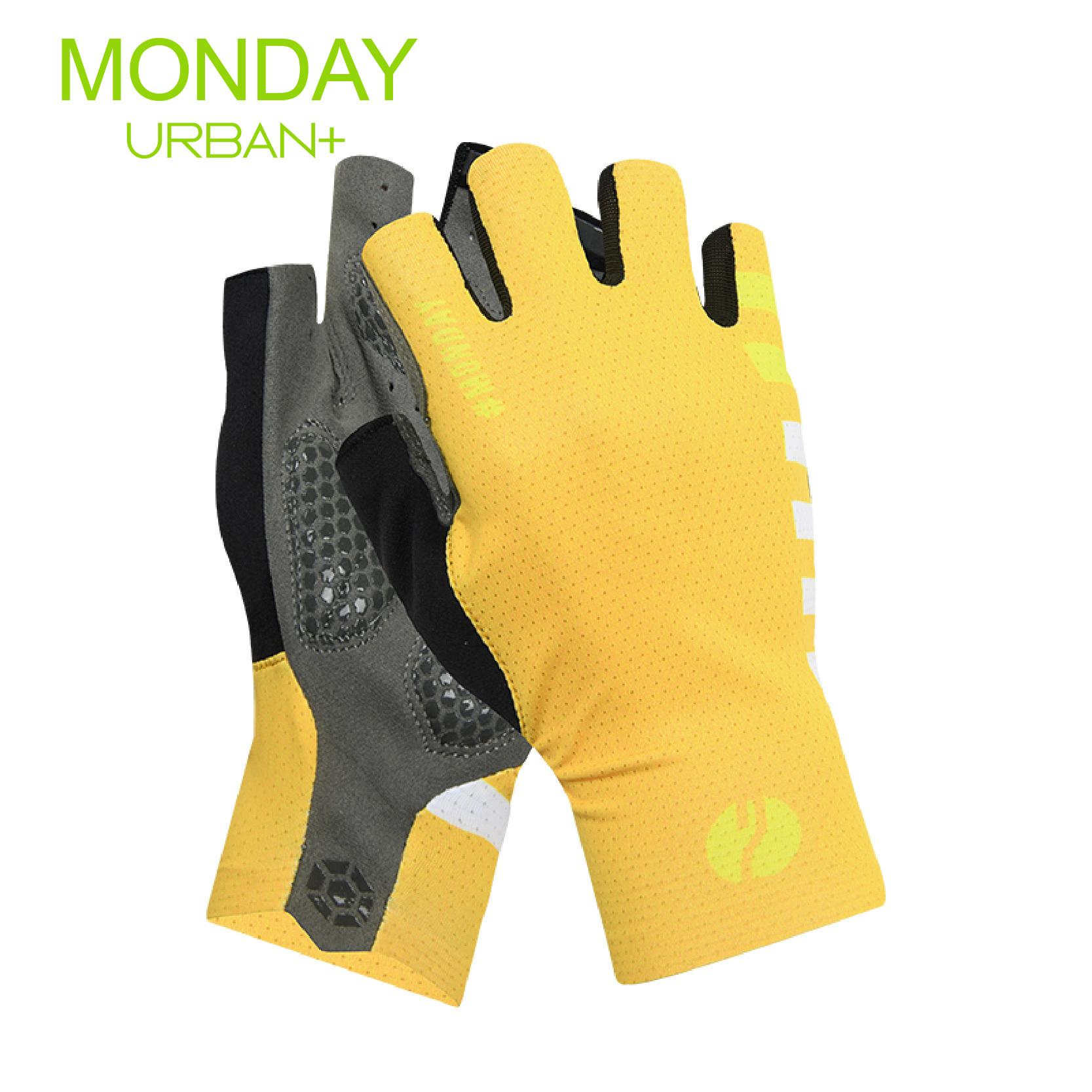 7 Days II-MONDAY黃色-短指手套