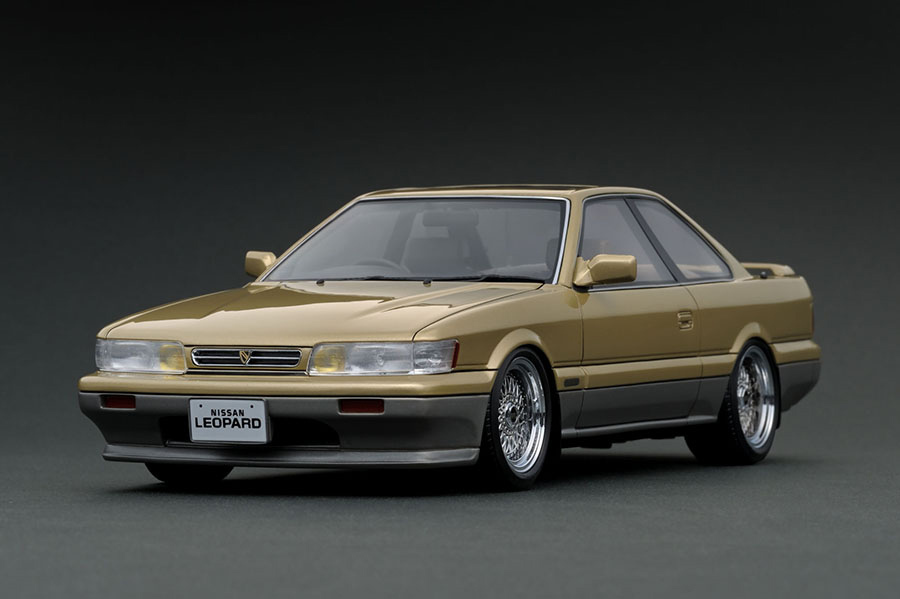 1/18 IG Nissan Leopard (F31) Ultima V30TWINCAM TURBO Gold/Silver (IG1557)