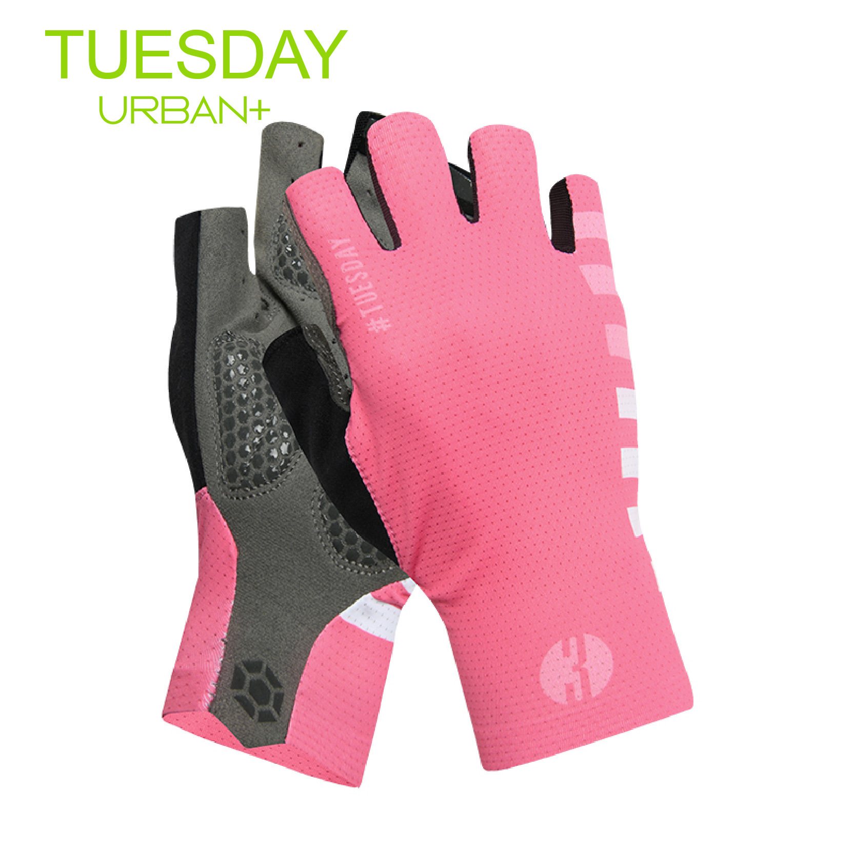 7 Days II-TUESDAY粉紅-短指手套