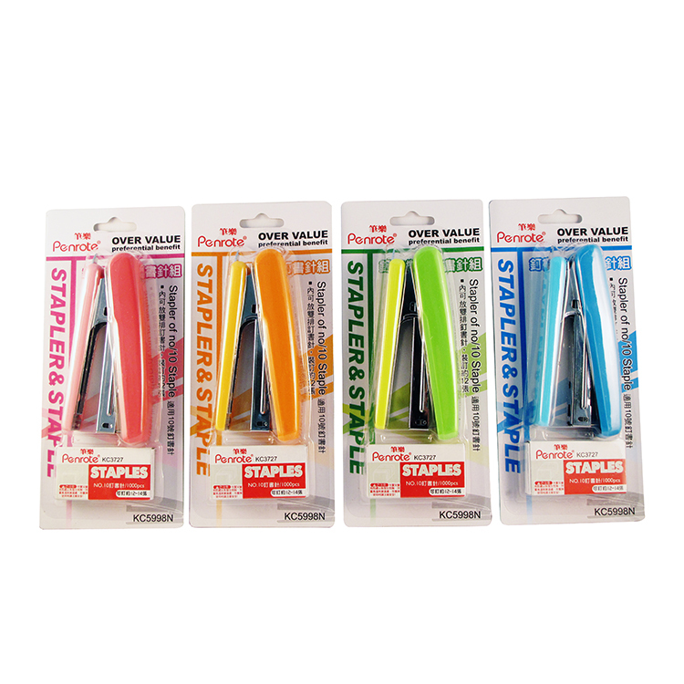 【PENROTE筆樂】雙排訂書機+訂書針組