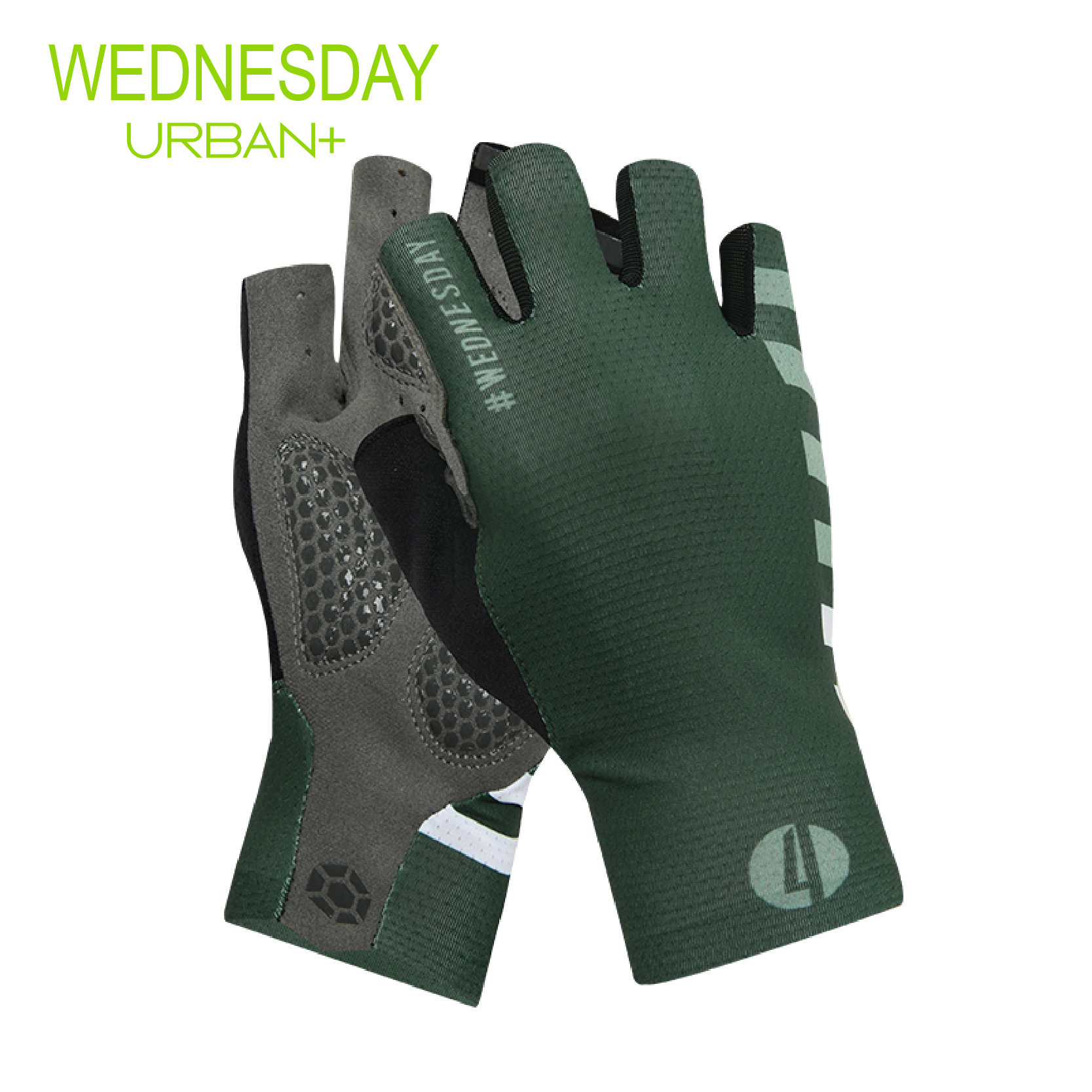 7 Days II-WEDNESDAY深綠-短指手套